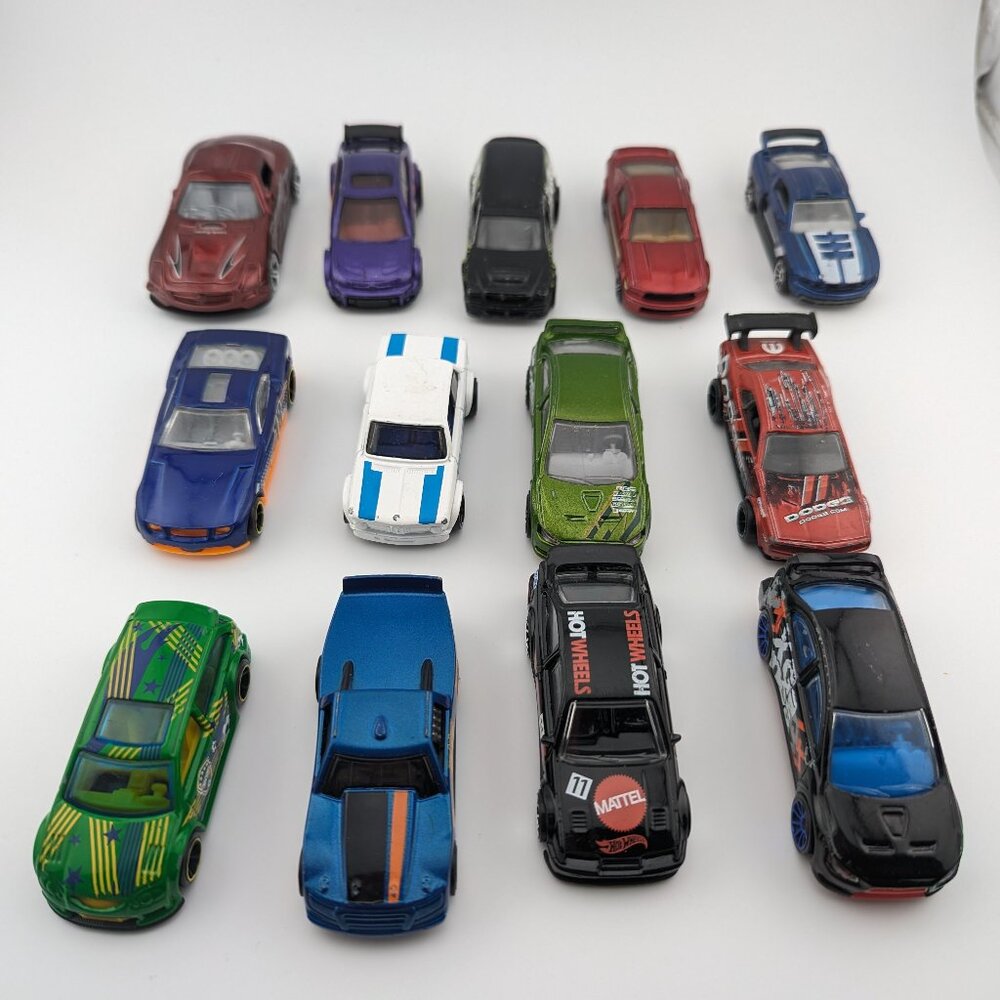Hot Wheels Diecast Sports Car Bundle – 13 Collectible Models (2001-2012)